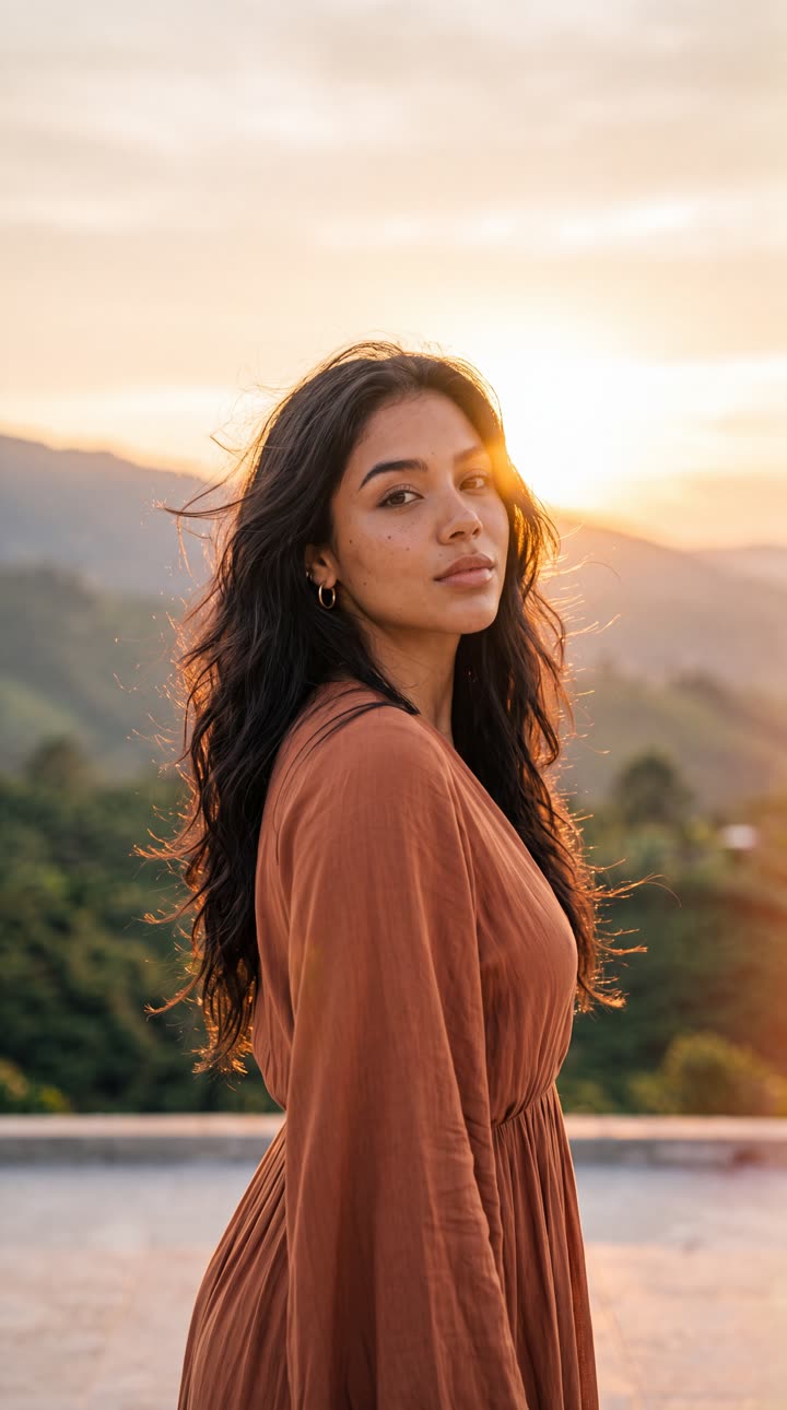 Natalia — golden hour