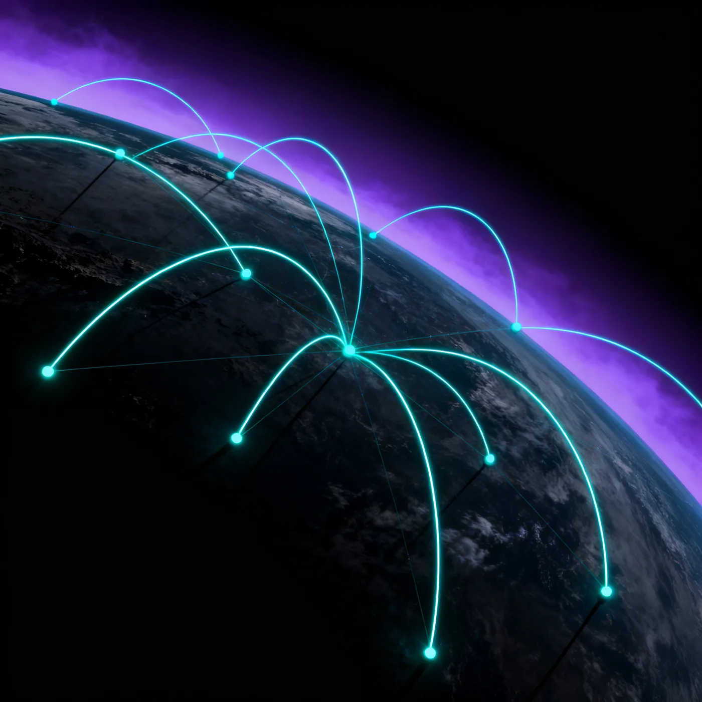 ORBE global mesh network